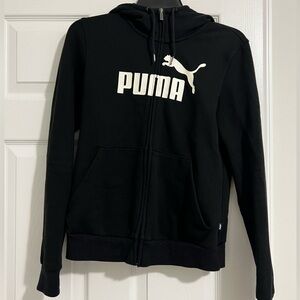 Puma black jacket size Small lightly wore. No tears or damage